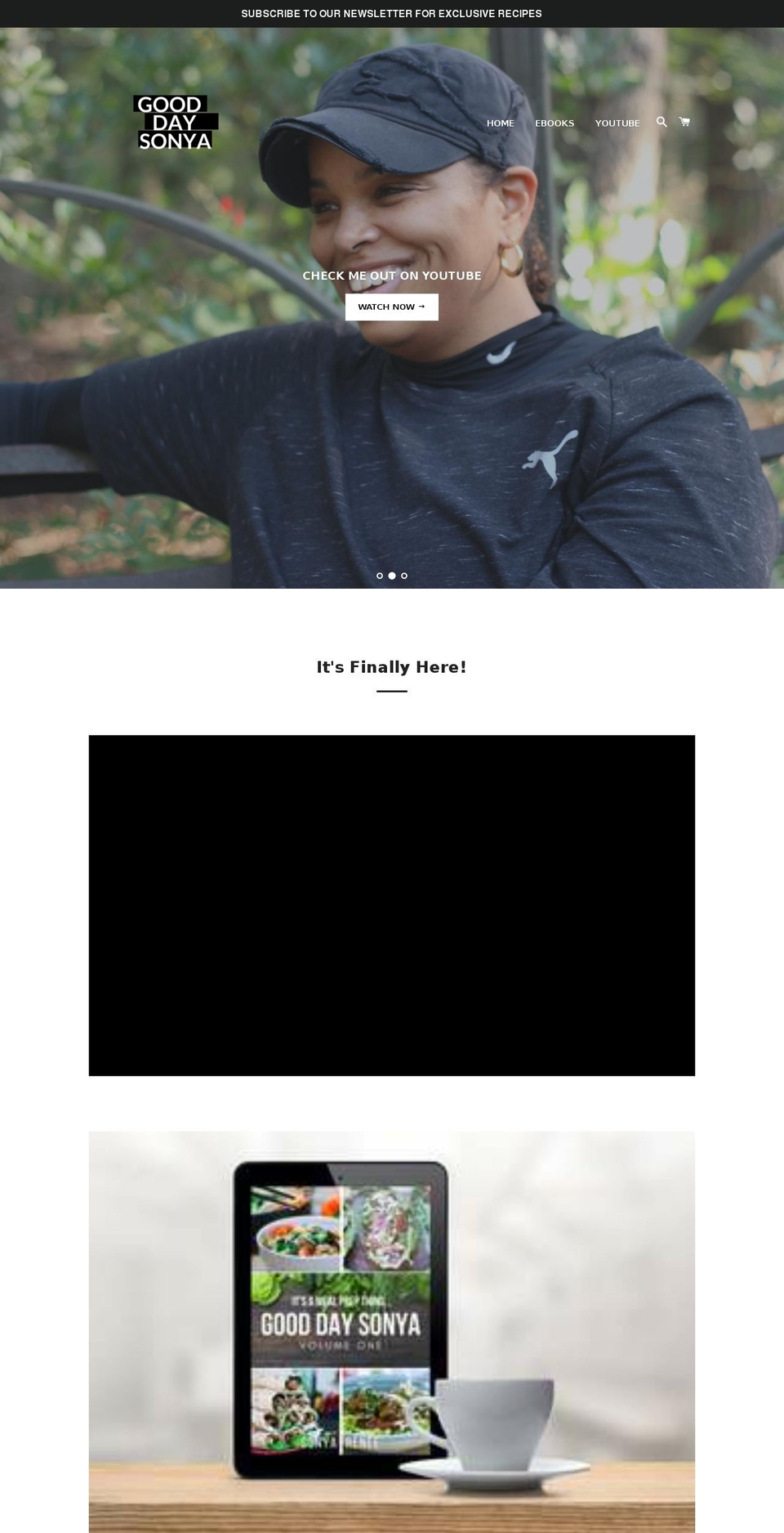 gooddaysonya.com shopify website screenshot