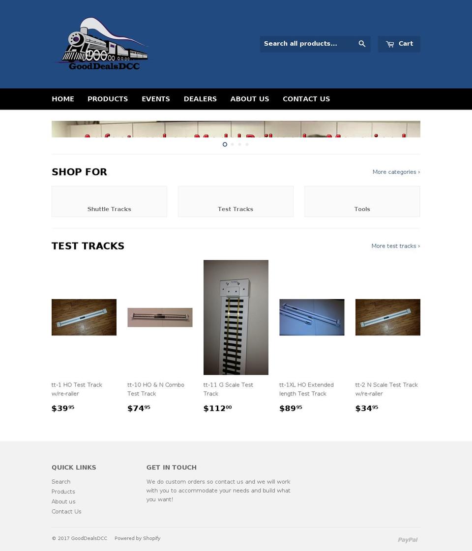 gooddealsdcc.com shopify website screenshot