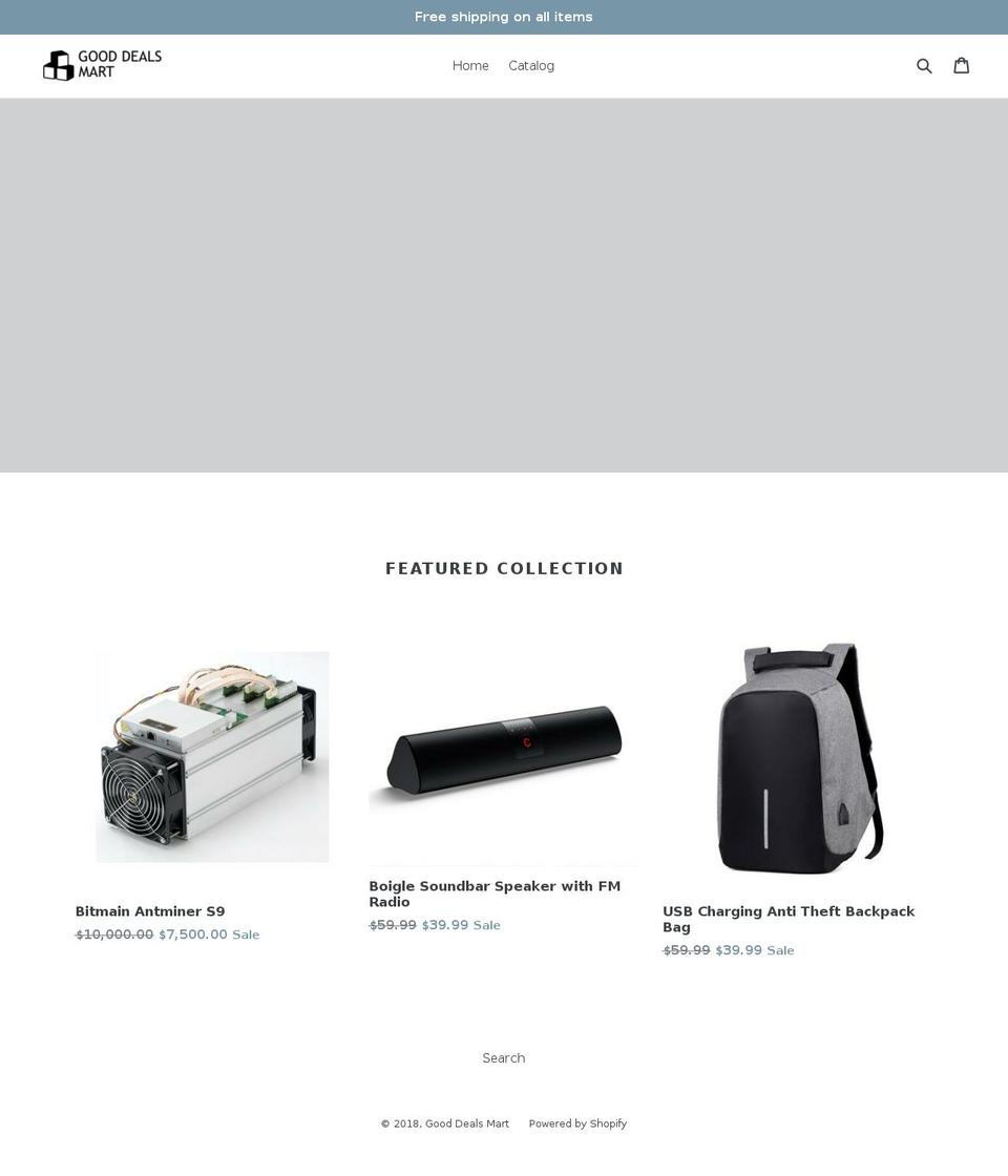 gooddealsmart.com — Shopify storefront screenshot