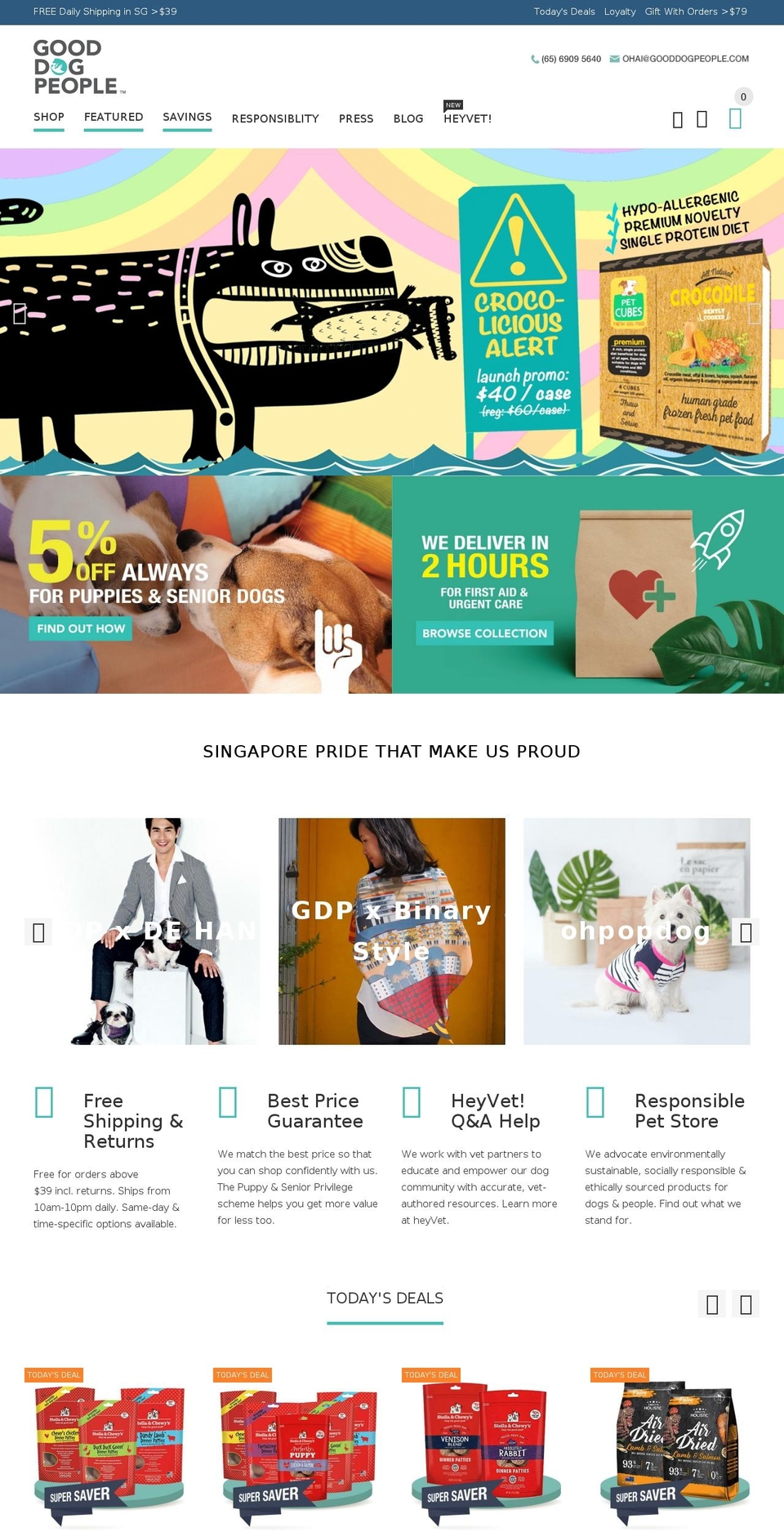 gooddogpeople.com — Shopify storefront screenshot