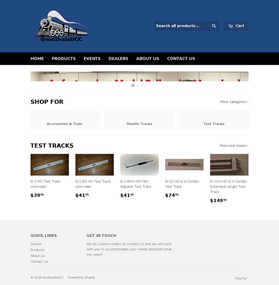 goodealsdcc.com — Shopify storefront screenshot