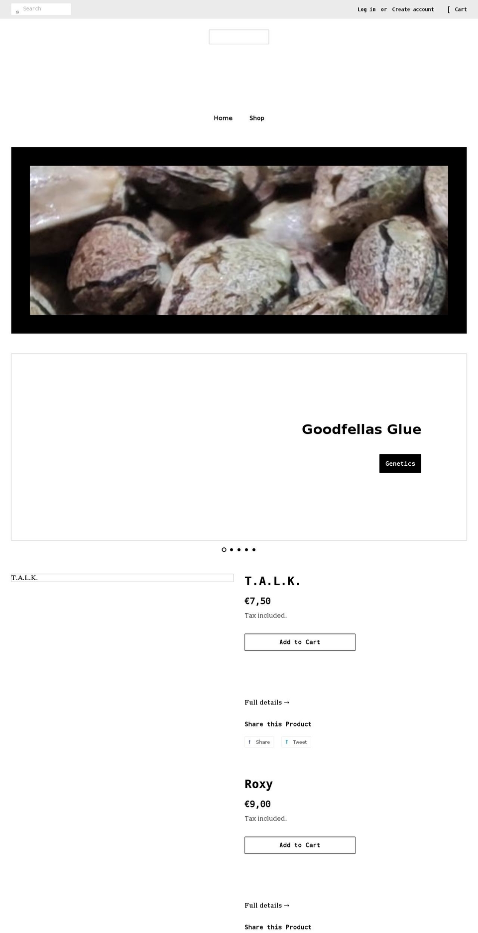goodfellasseeds.com shopify website screenshot
