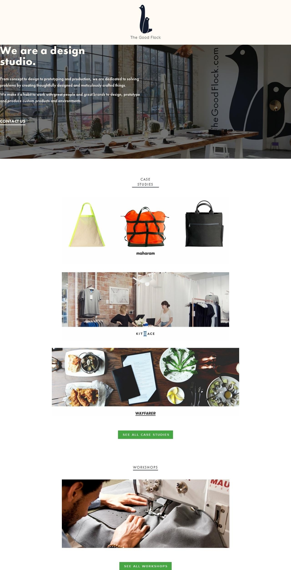 2.0 Shopify theme site example goodflock.com