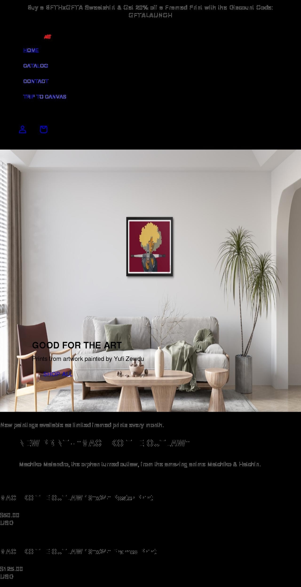 goodfortheart.com shopify website screenshot
