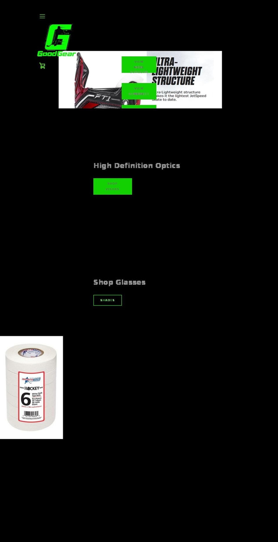 goodgear.com — Shopify storefront screenshot