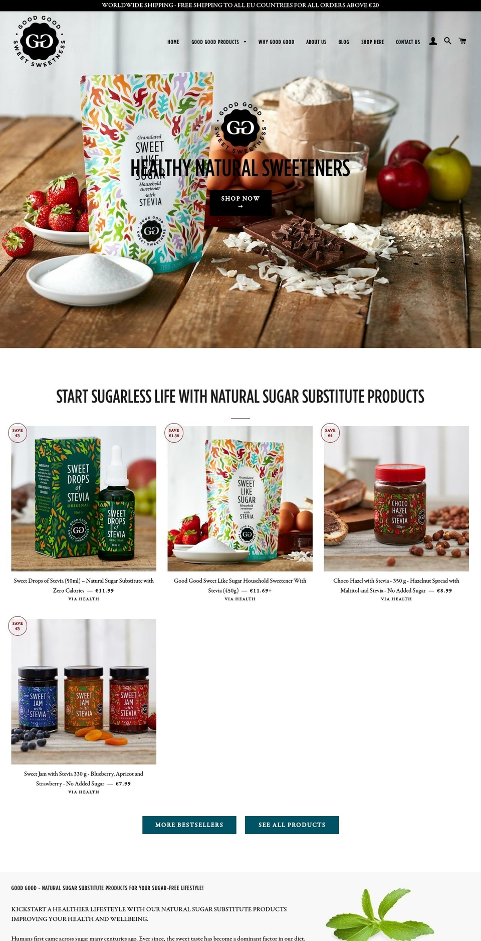 goodgood.net shopify website screenshot