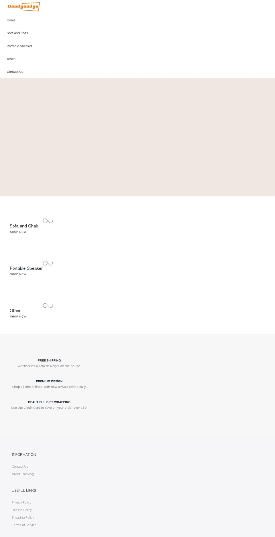 goodgoodgo.com shopify website screenshot