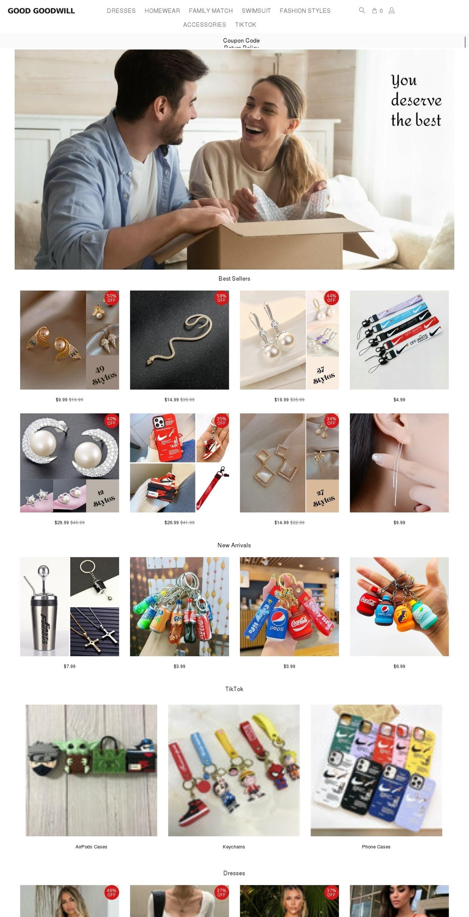 goodgoodwill.com shopify website screenshot