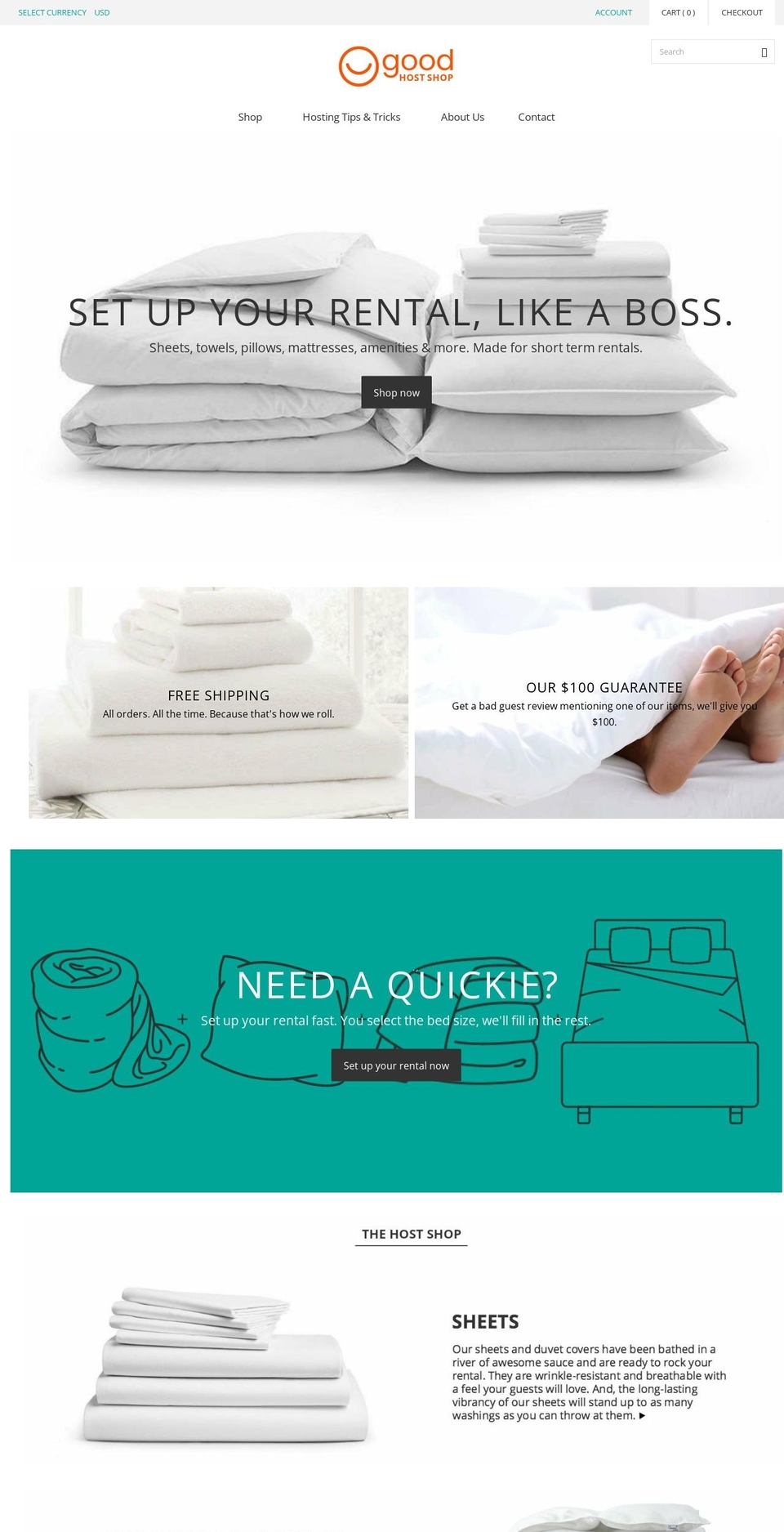 goodhostshop.com — Shopify storefront screenshot