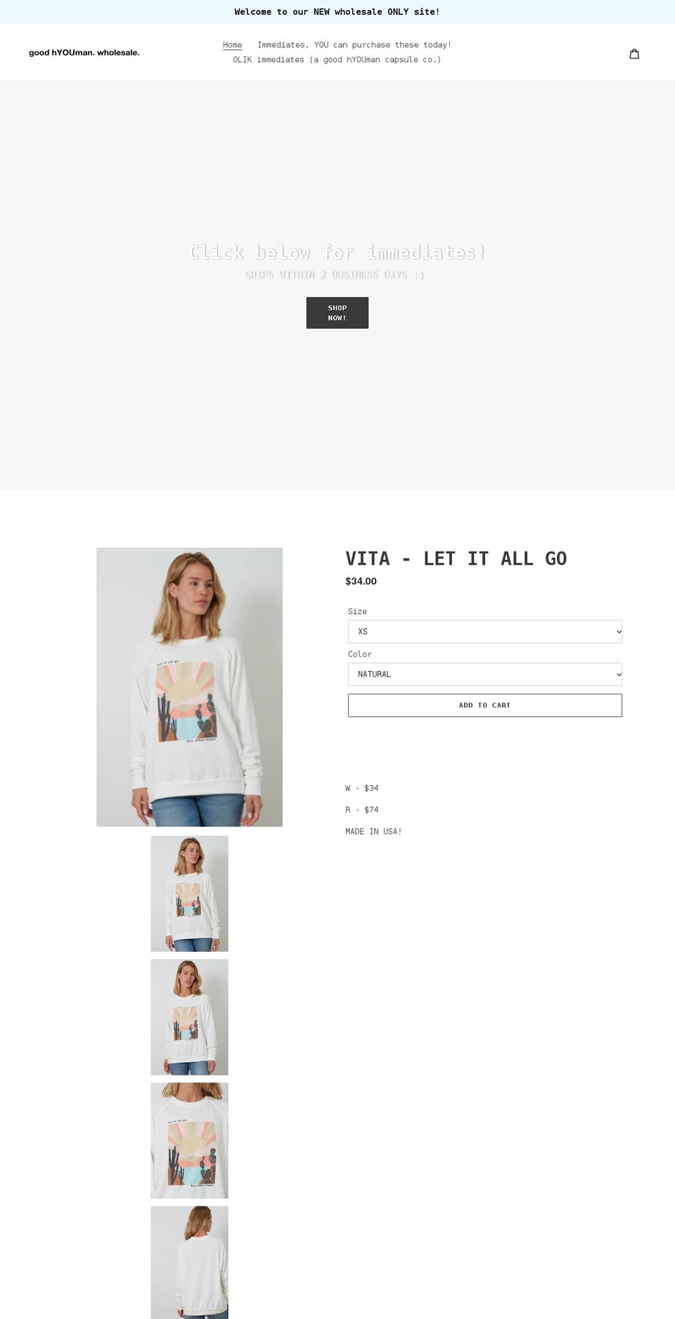 goodhyouman.co shopify website screenshot