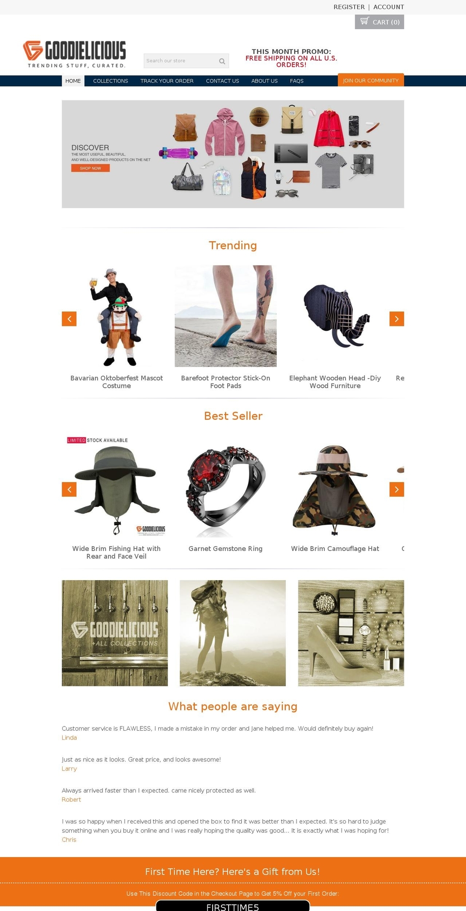 goodielicious.net shopify website screenshot