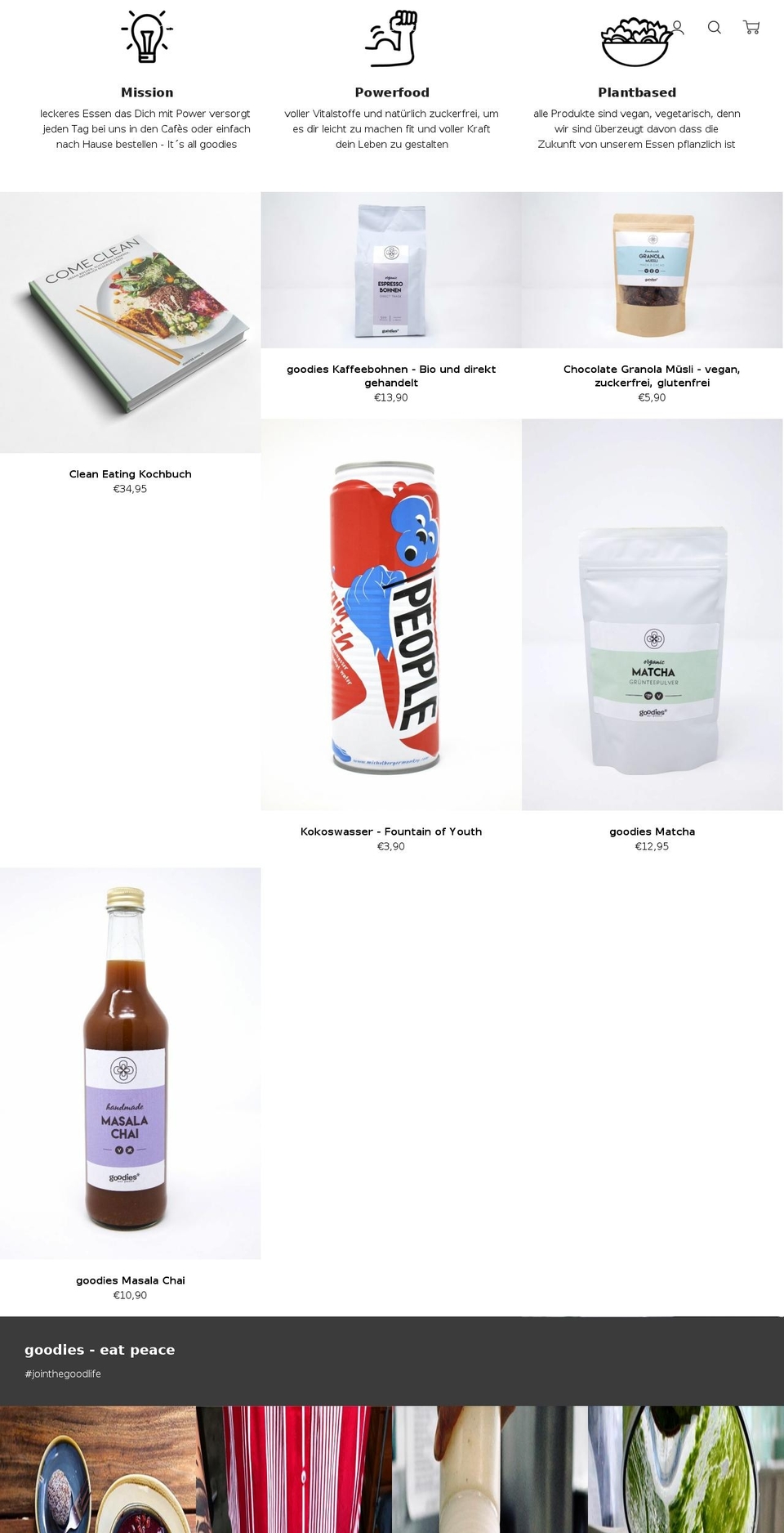 goodies-deli.com — Shopify storefront screenshot