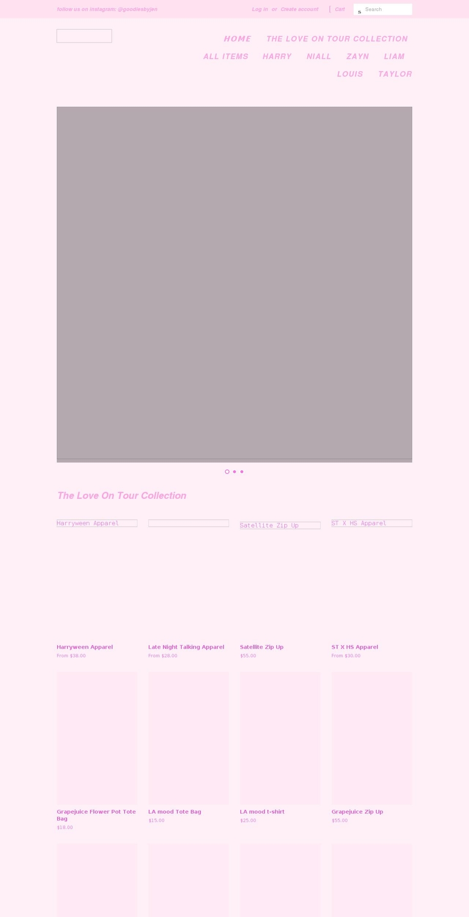 goodiesbyjenny.com shopify website screenshot