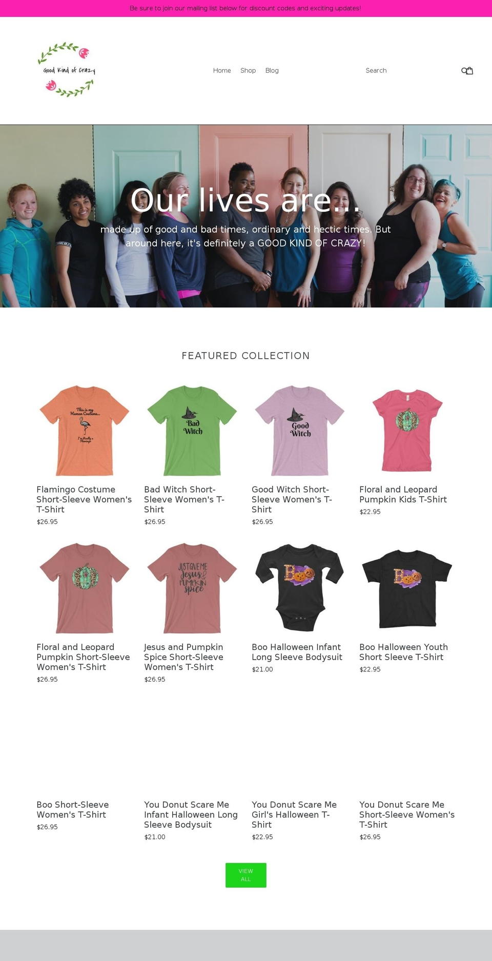 goodkindofcrazy.com shopify website screenshot