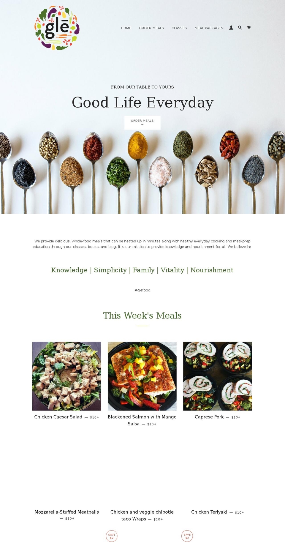 goodlifeeveryday.com — Shopify storefront screenshot