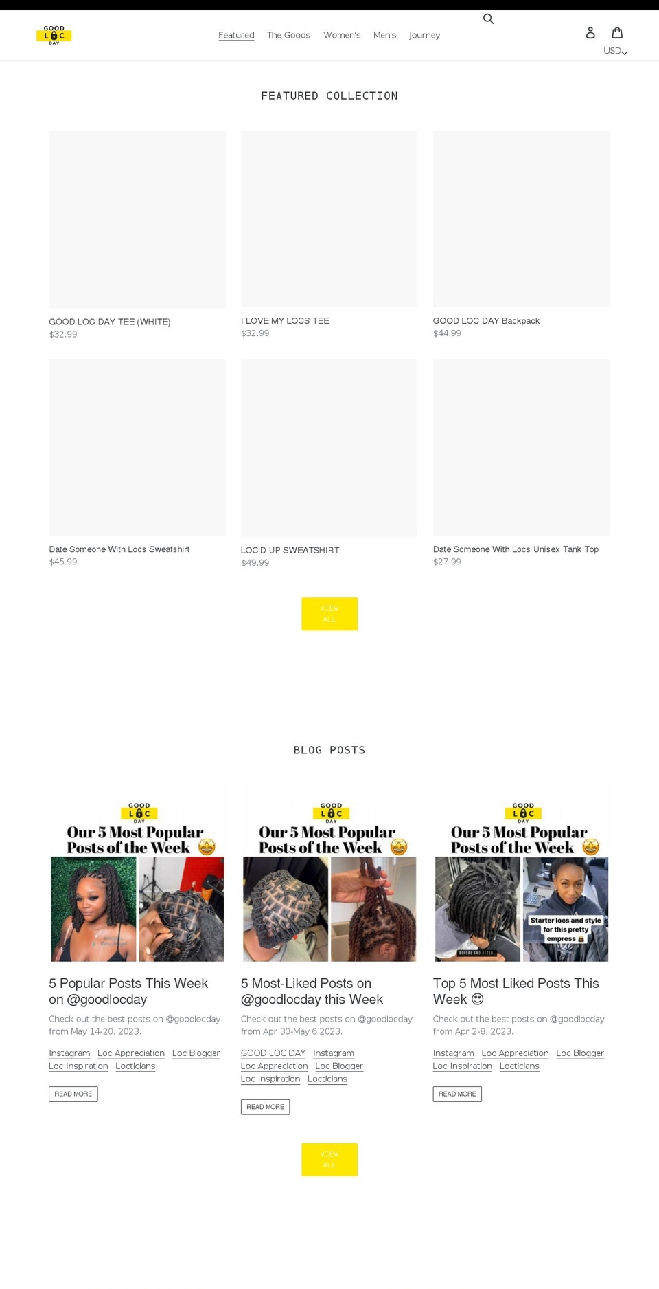goodlocday.com shopify website screenshot