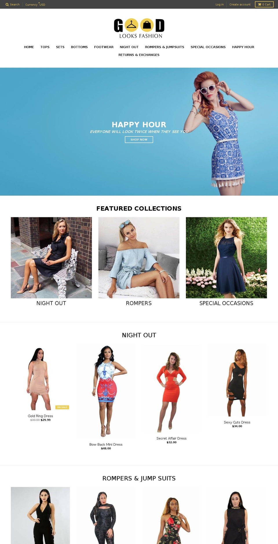 xeecreatives Shopify theme site example goodlooksfashion.com