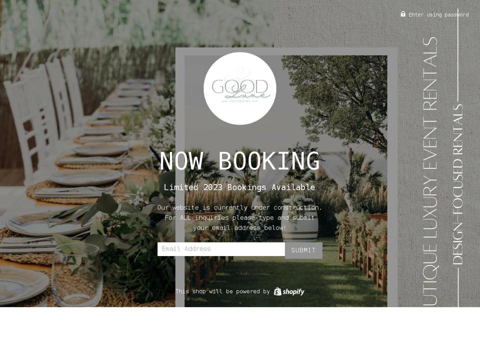 goodluxeco.com shopify website screenshot