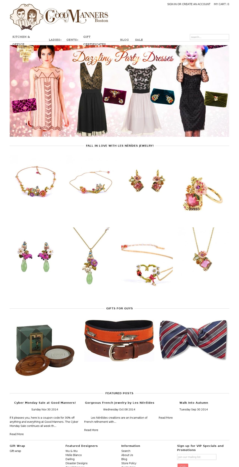 goodmannersboutique.com shopify website screenshot
