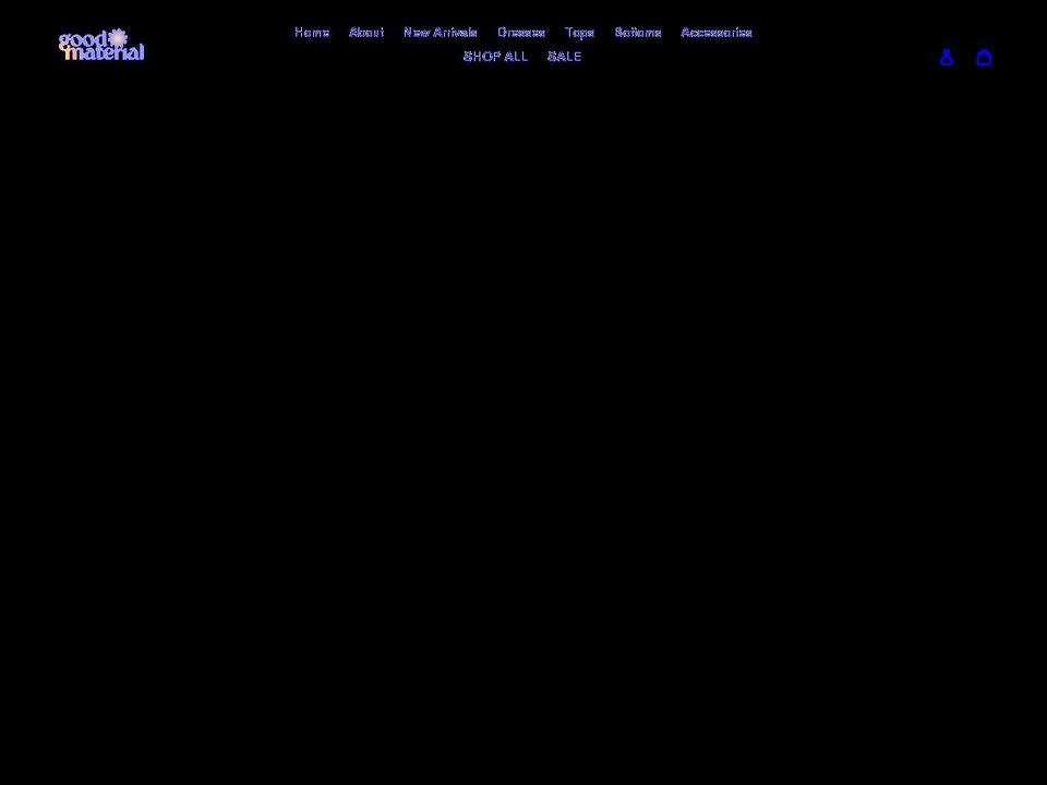 goodmaterial.net shopify website screenshot