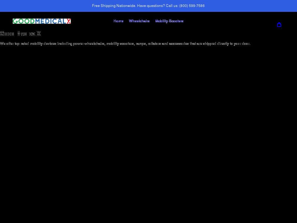 goodmedicalx.com shopify website screenshot