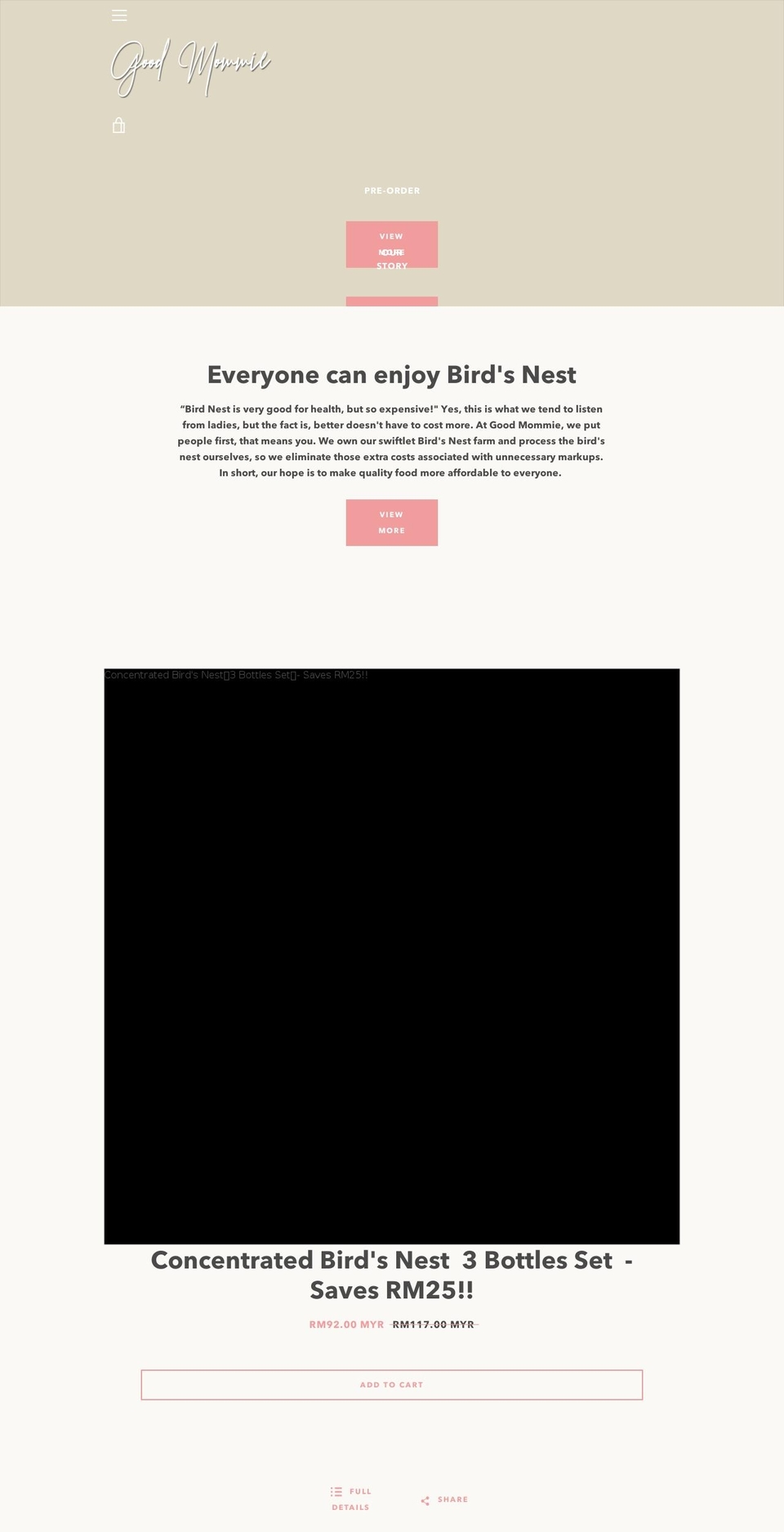 goodmommie.com — Shopify storefront screenshot