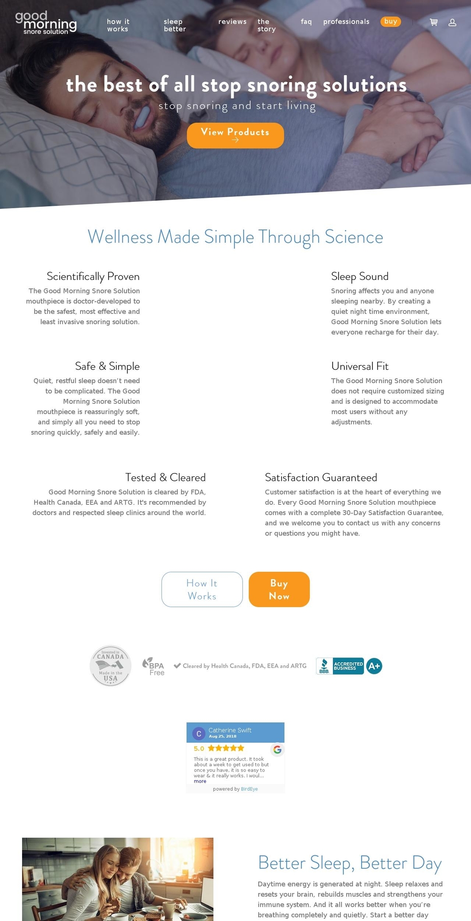 goodmorningswnoresolution.com — Shopify storefront screenshot