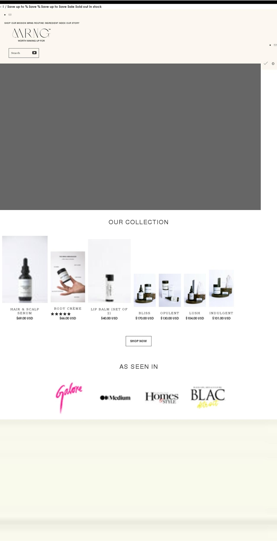 goodmrng.com shopify website screenshot