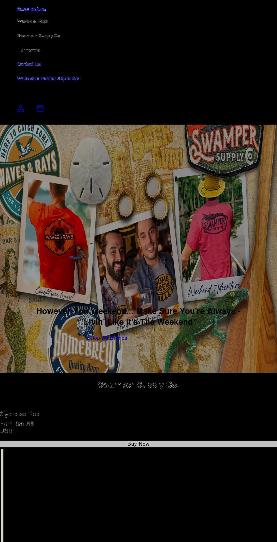 goodnaturegear.com shopify website screenshot