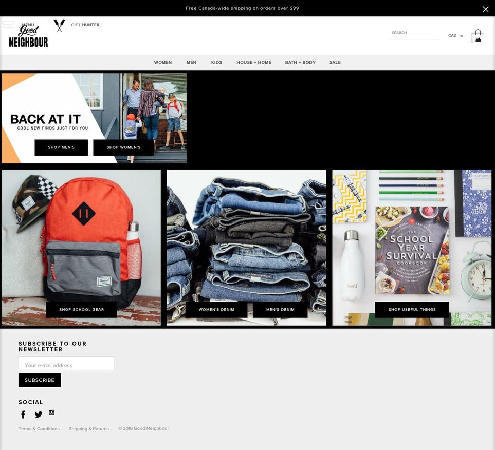 goodnbr.com shopify website screenshot