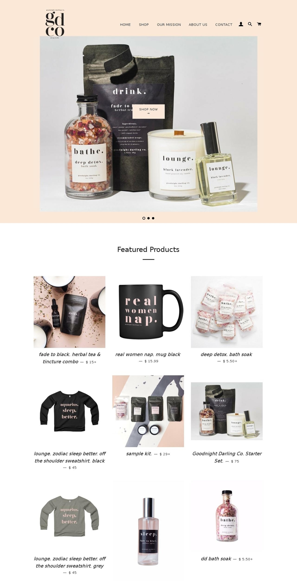 Copy - Brooklyn BoldDevJuly14 Shopify theme site example goodnightdarlingco.com