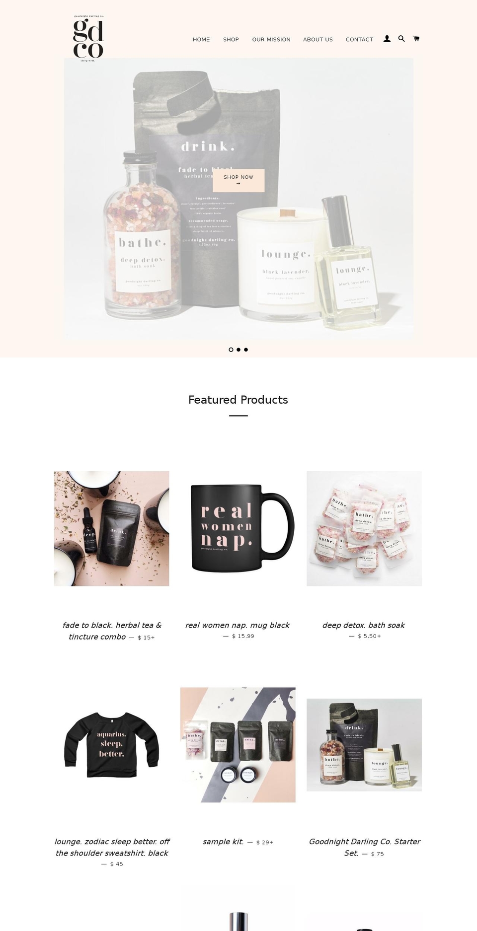Copy - Brooklyn BoldDevJuly14 Shopify theme site example goodnightdarlinghq.com