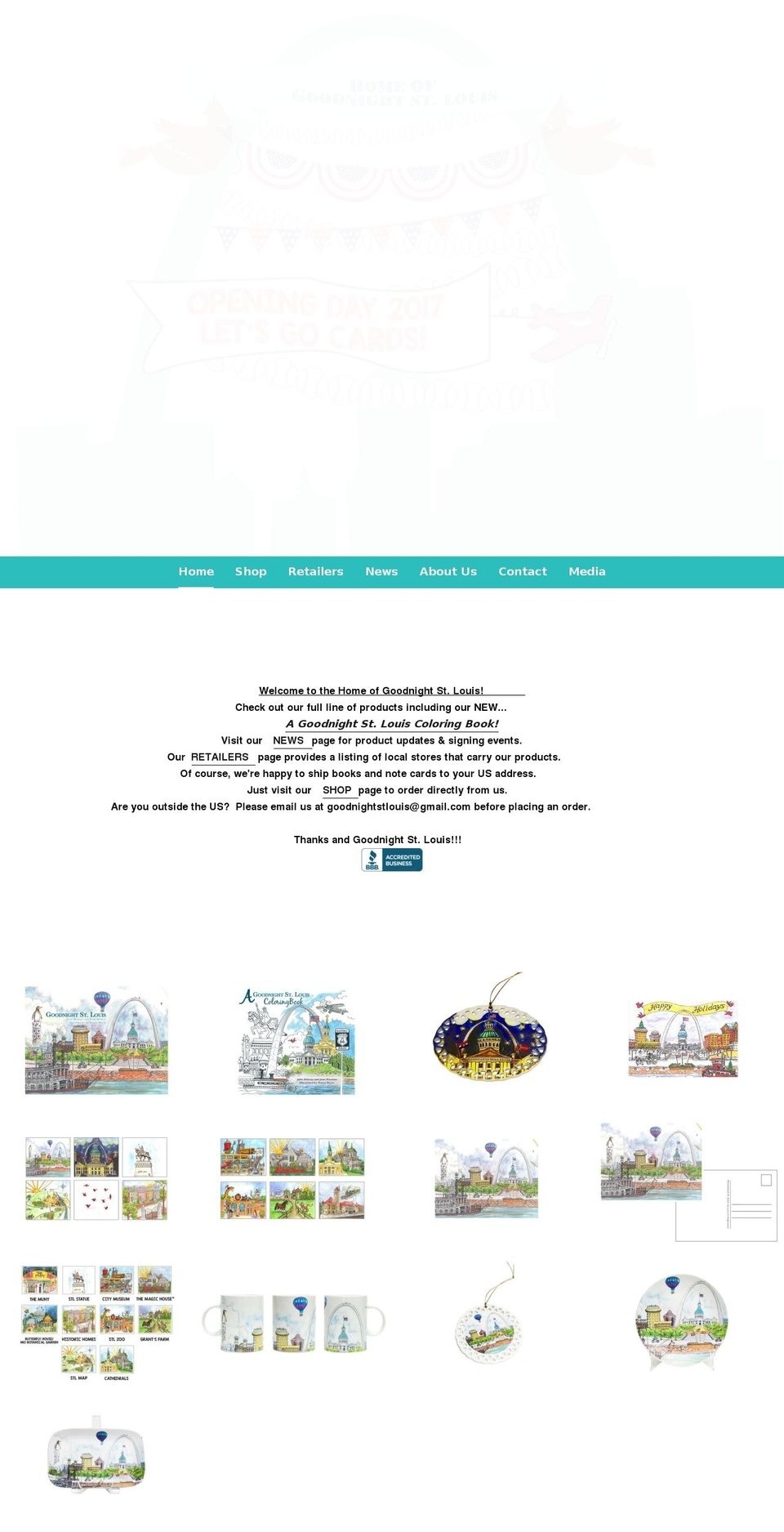 goodnightstlouis.com shopify website screenshot