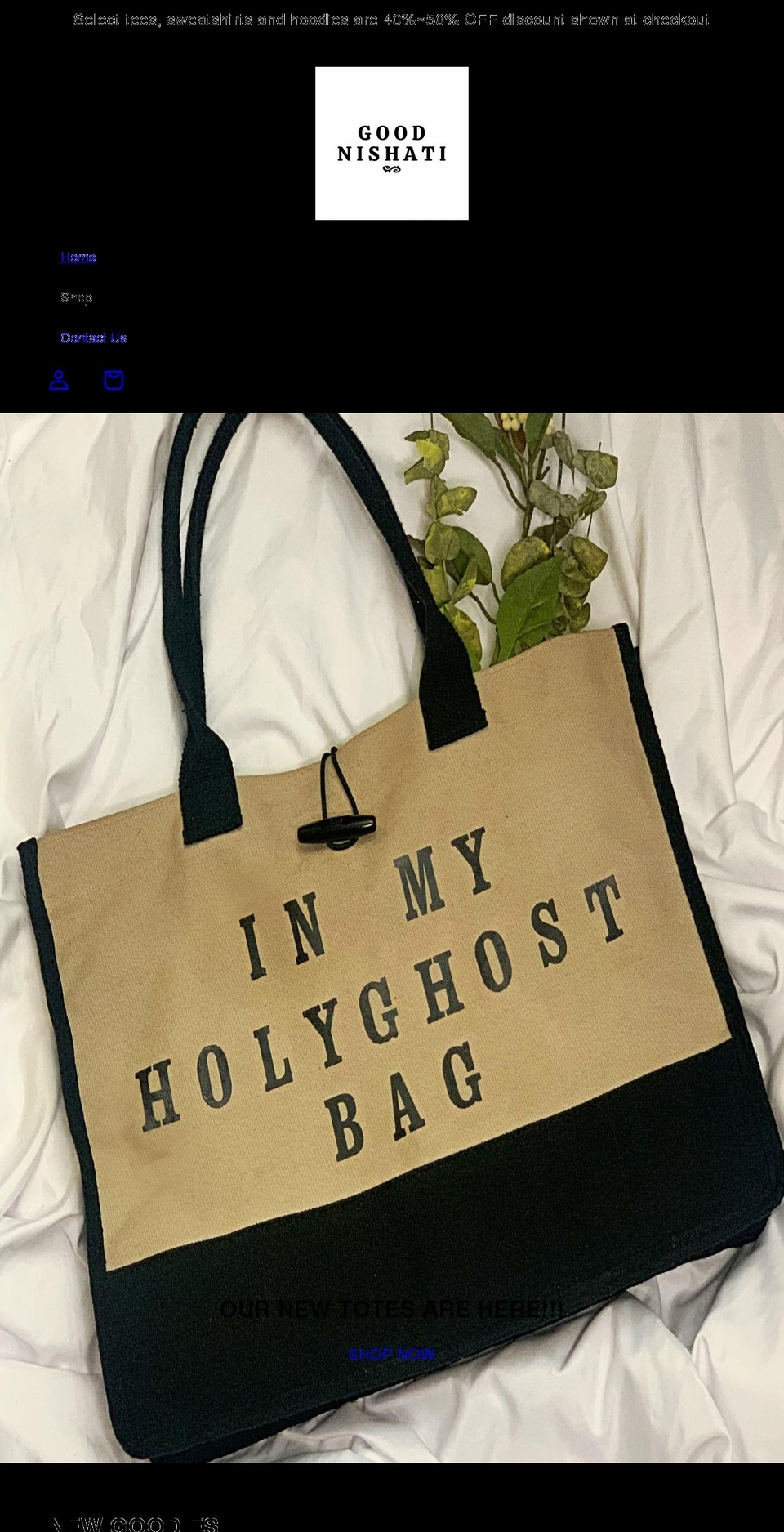 goodnishati.com shopify website screenshot