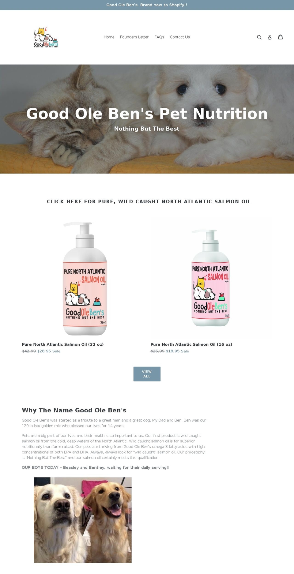 goodolebens.com — Shopify storefront screenshot