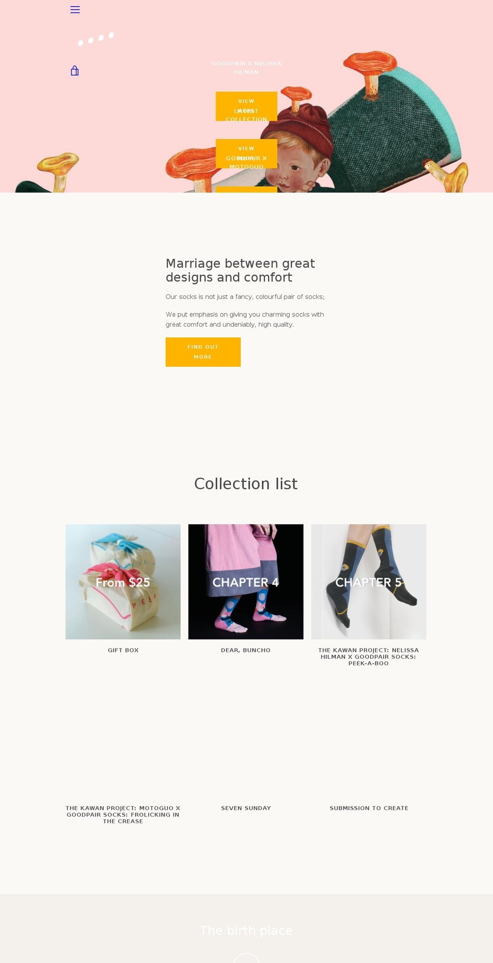 goodpairsocks.com — Shopify storefront screenshot