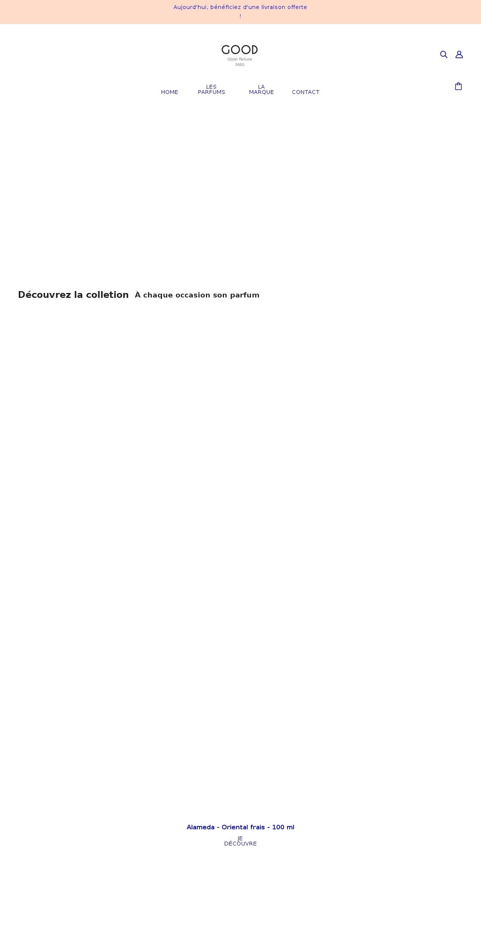 goodparfum.com shopify website screenshot