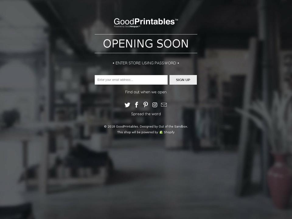 Turbo-florence Shopify theme site example goodprintables.com