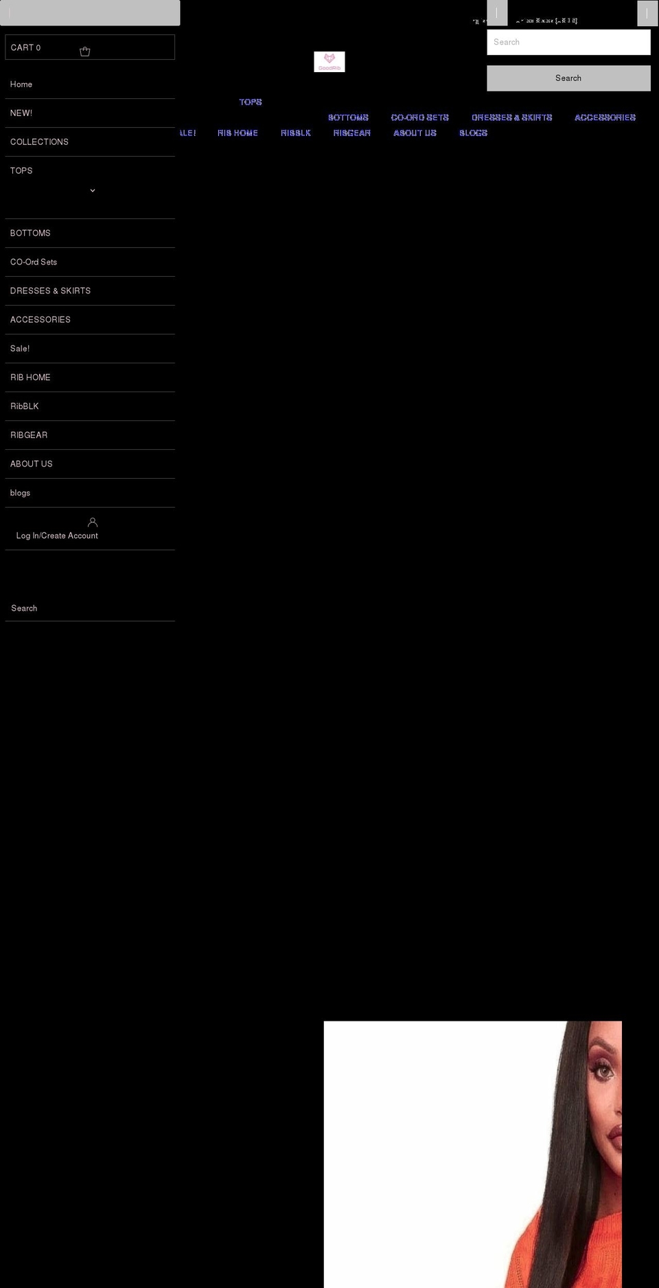 goodrib.com shopify website screenshot