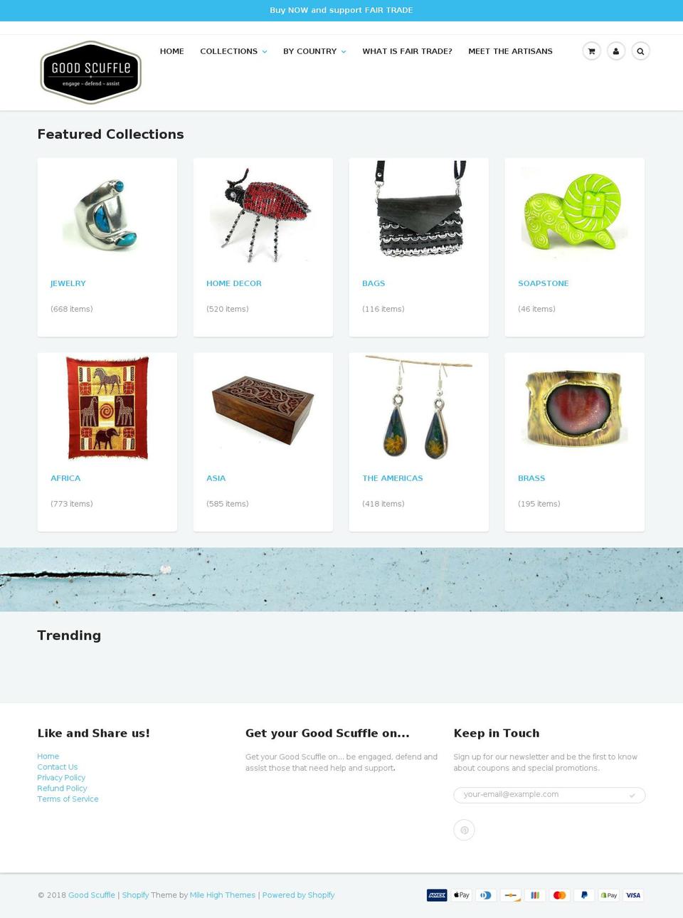 goodscuffle.com — Shopify storefront screenshot