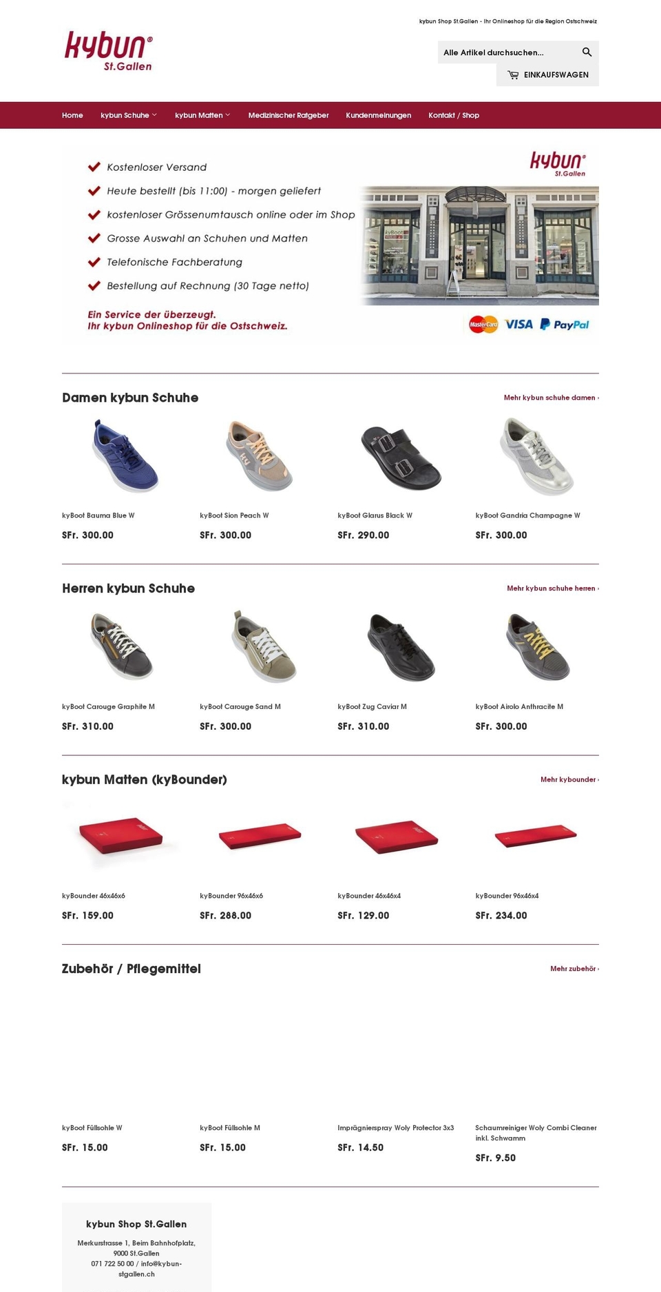 goodshoes.ch shopify website screenshot