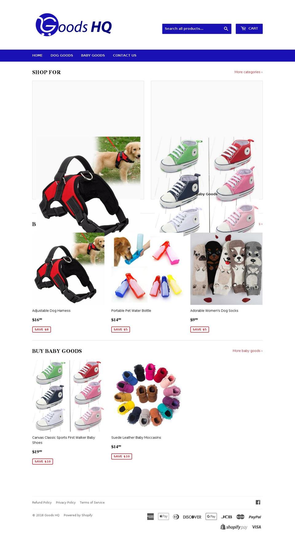 goodshq.com — Shopify storefront screenshot