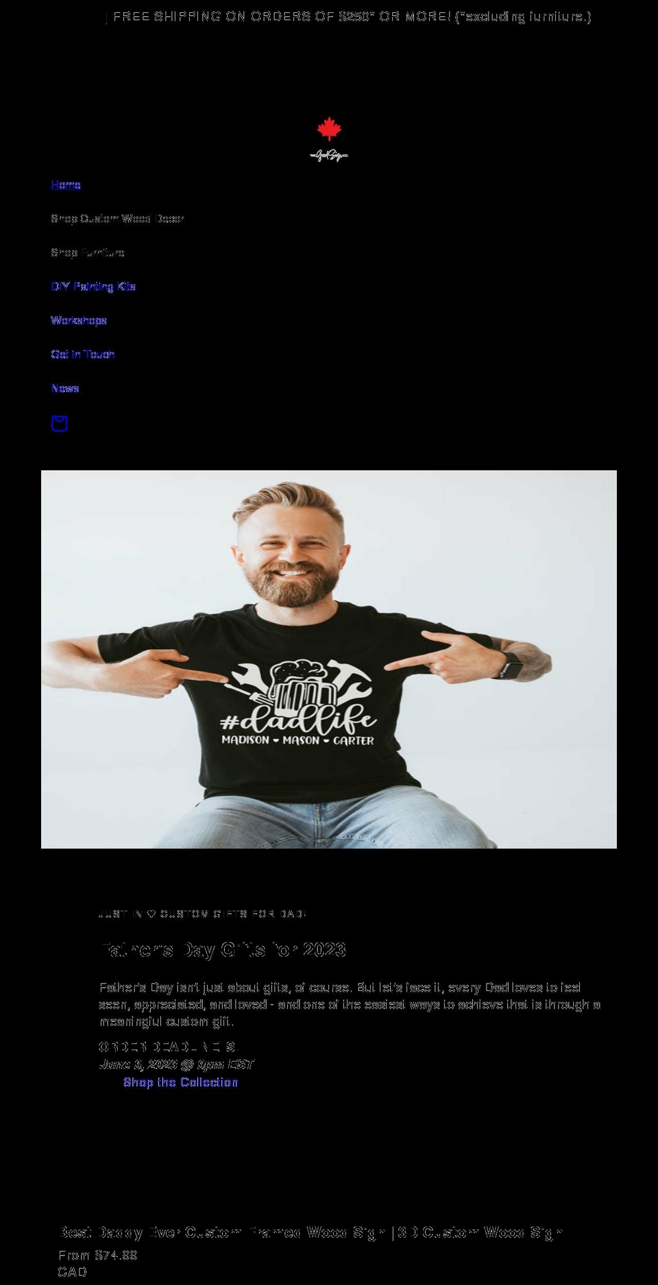 goodsignco.com shopify website screenshot