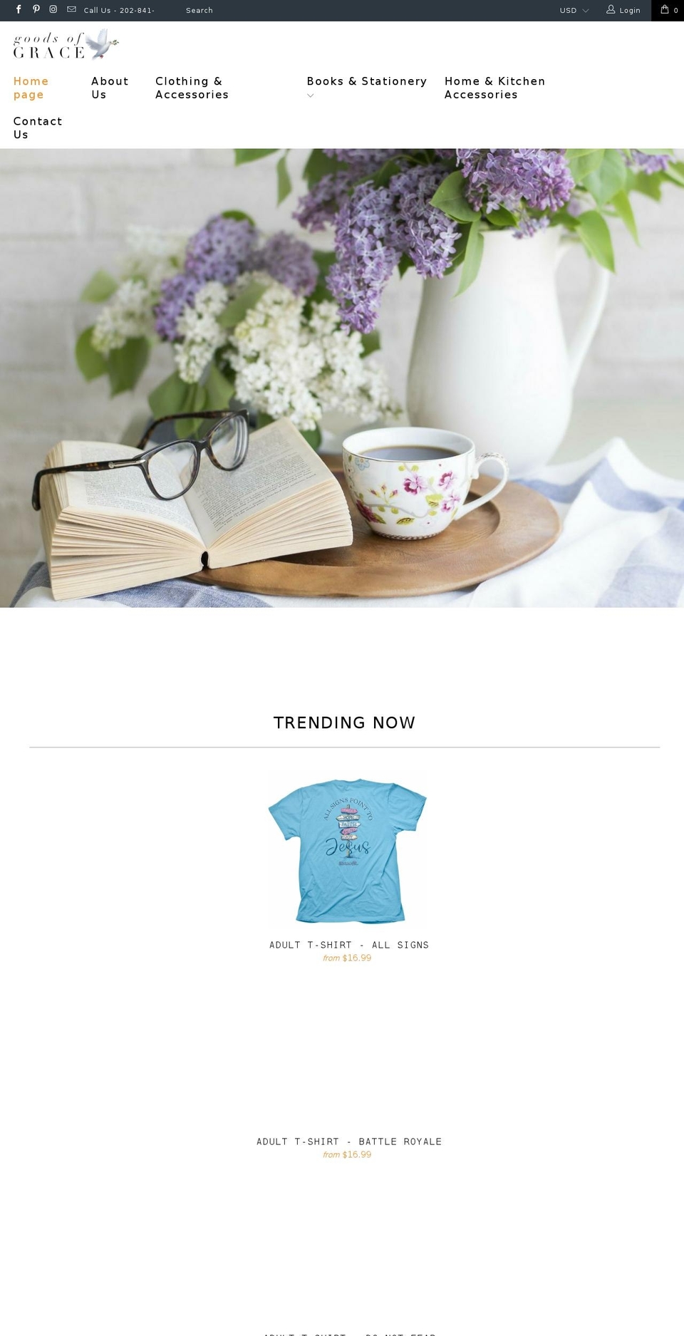 goodsofgrace.com — Shopify storefront screenshot