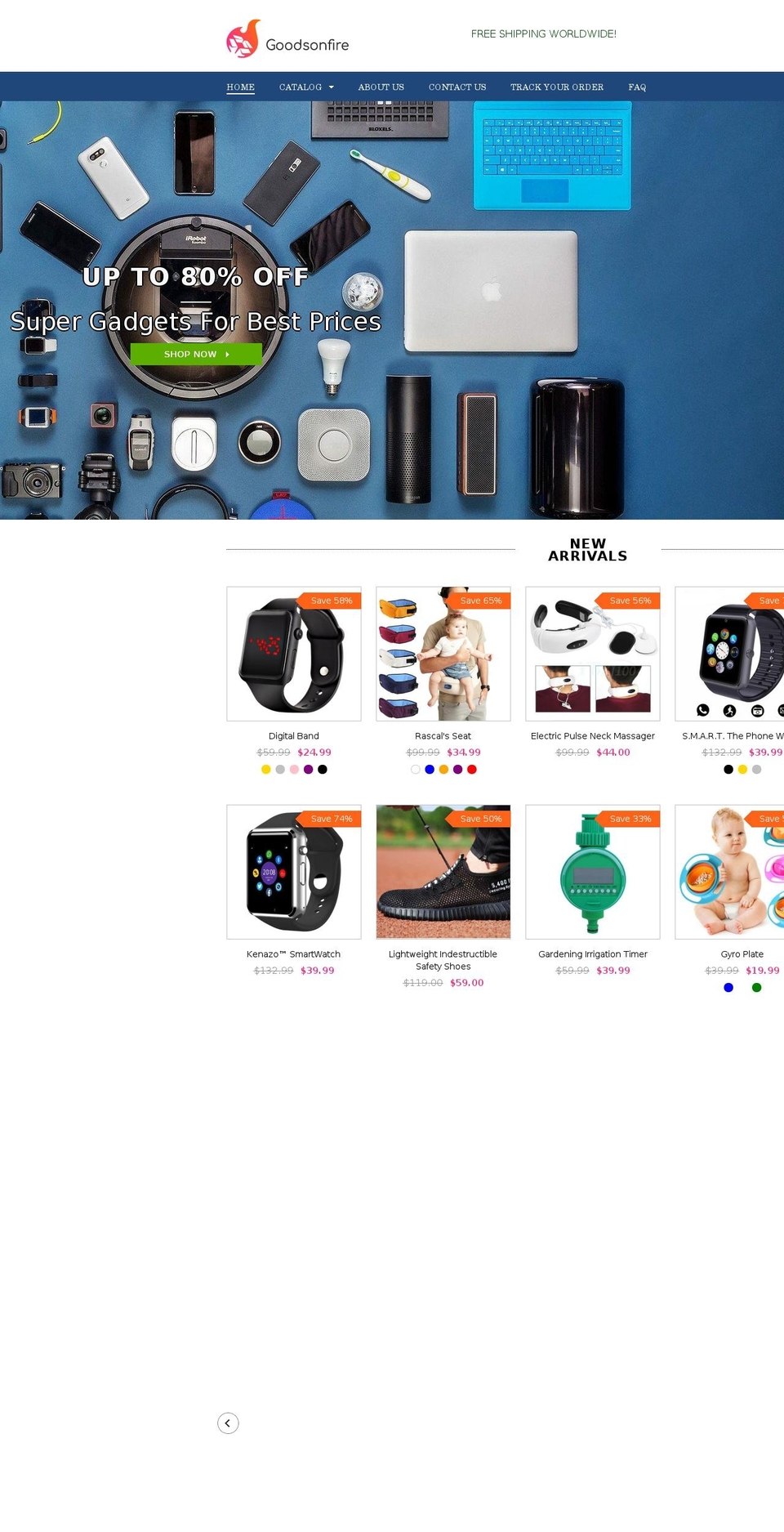 goodsonfire.com — Shopify storefront screenshot
