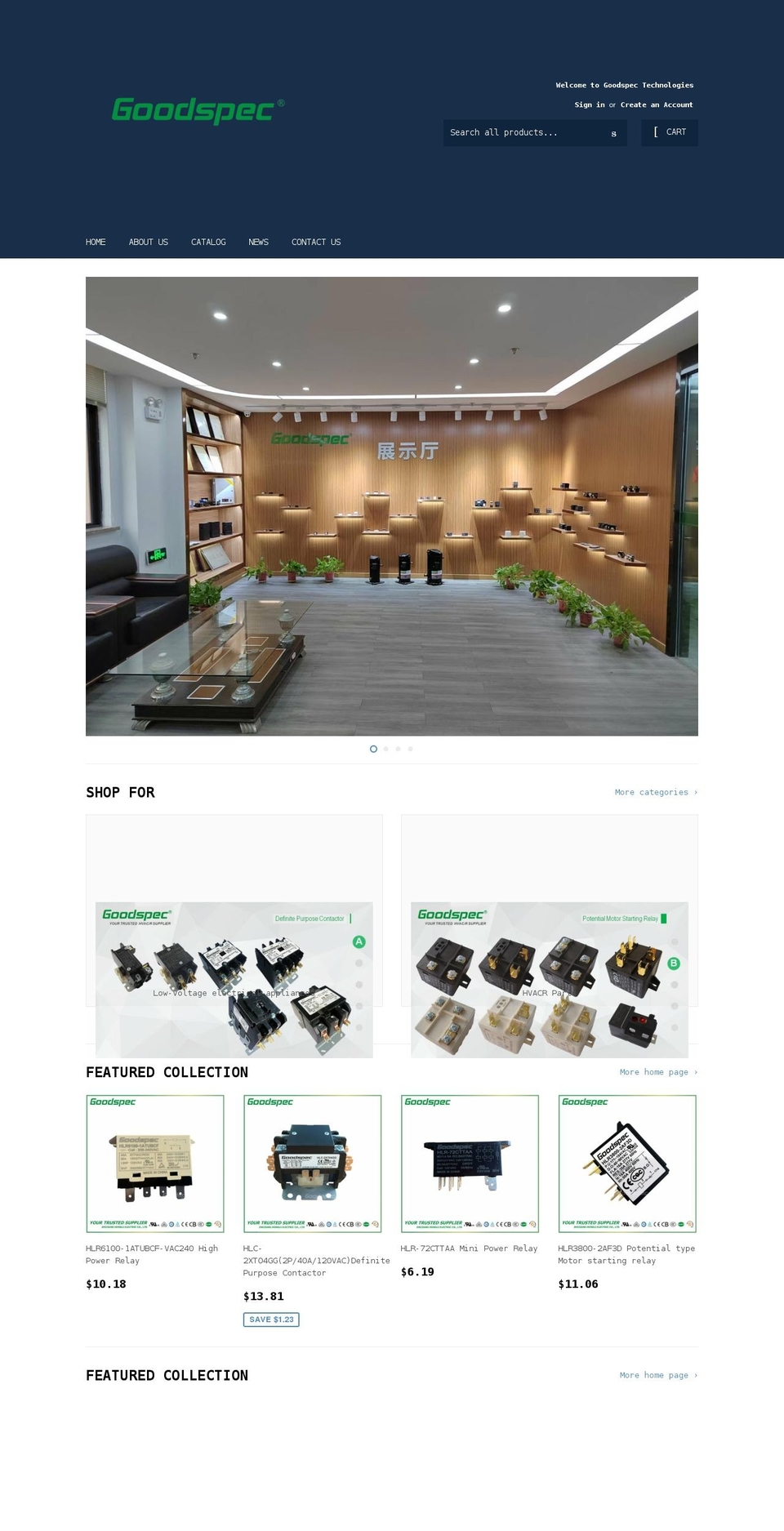goodspec.net shopify website screenshot