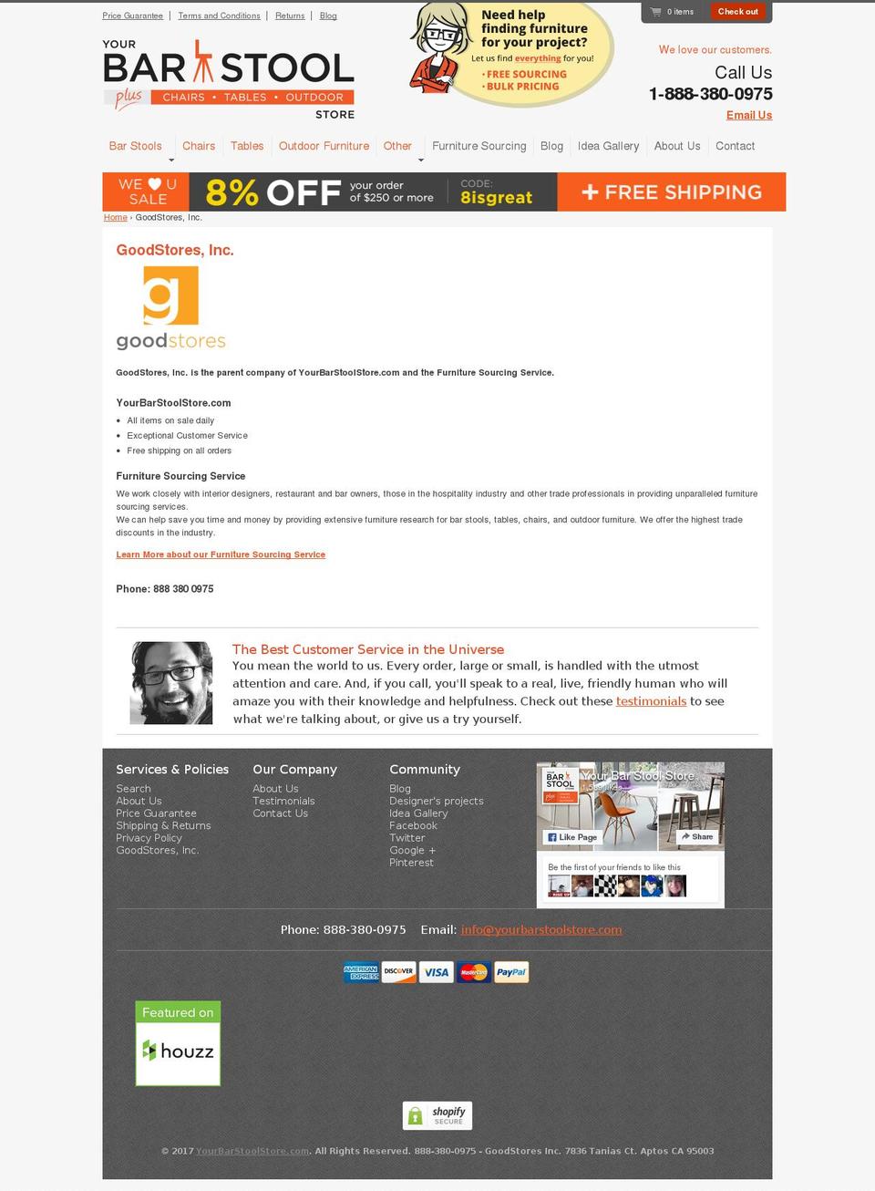goodstoresinc.com shopify website screenshot