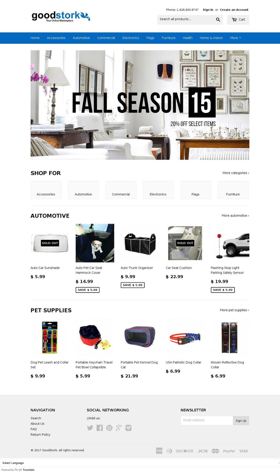 goodstork.com shopify website screenshot