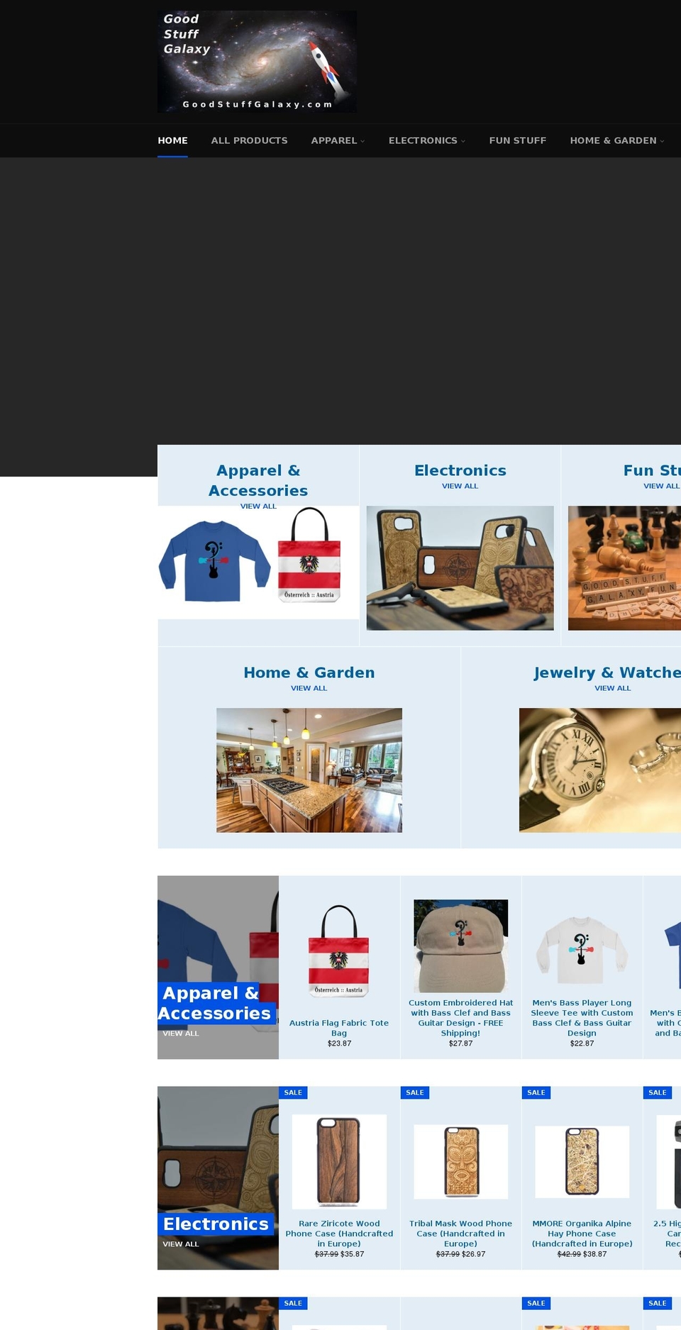 goodstuffgalaxy.com — Shopify storefront screenshot