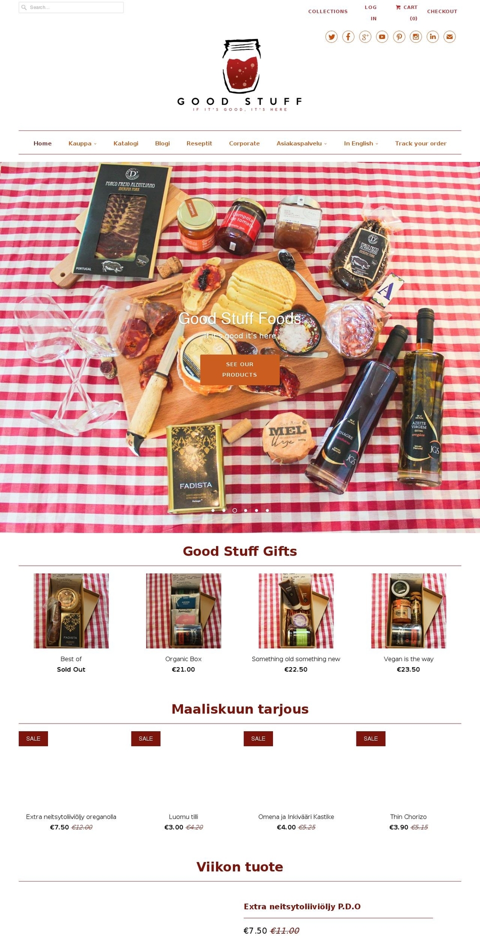 goodstuffstore.net shopify website screenshot